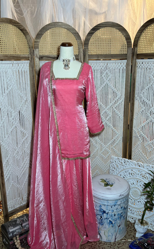 Fendi Silk Plazo Suit