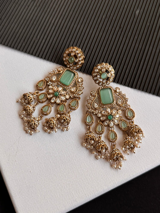 FMC765 - Kundan Earrings