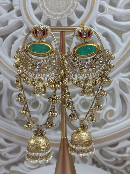 FMC1645 - Kashmiri Earrings