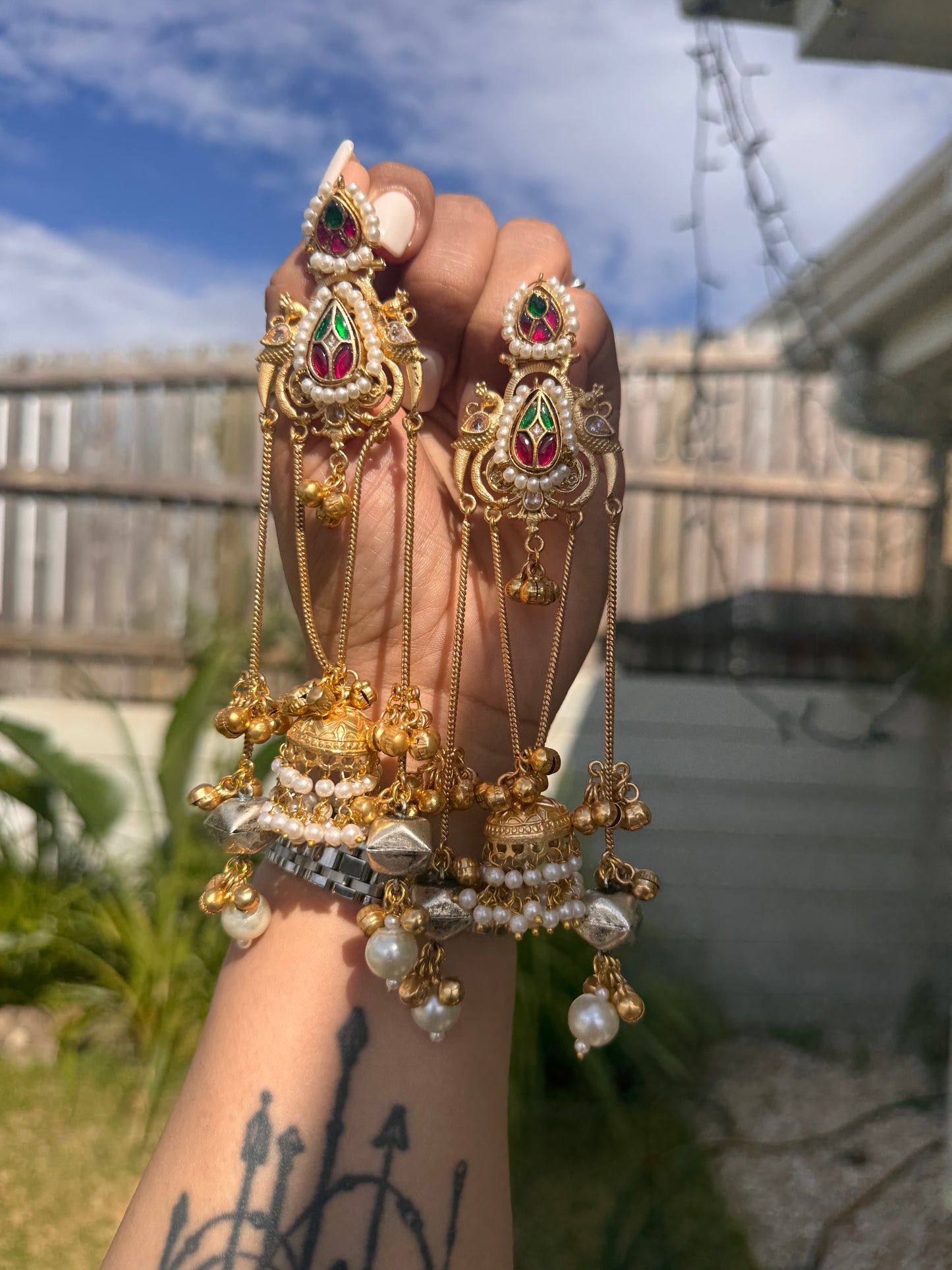 FMC1451 - Brass (Kashmiri) Earrings