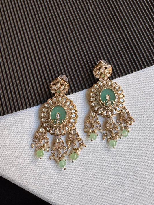 FMC433 - Kundan Earrings