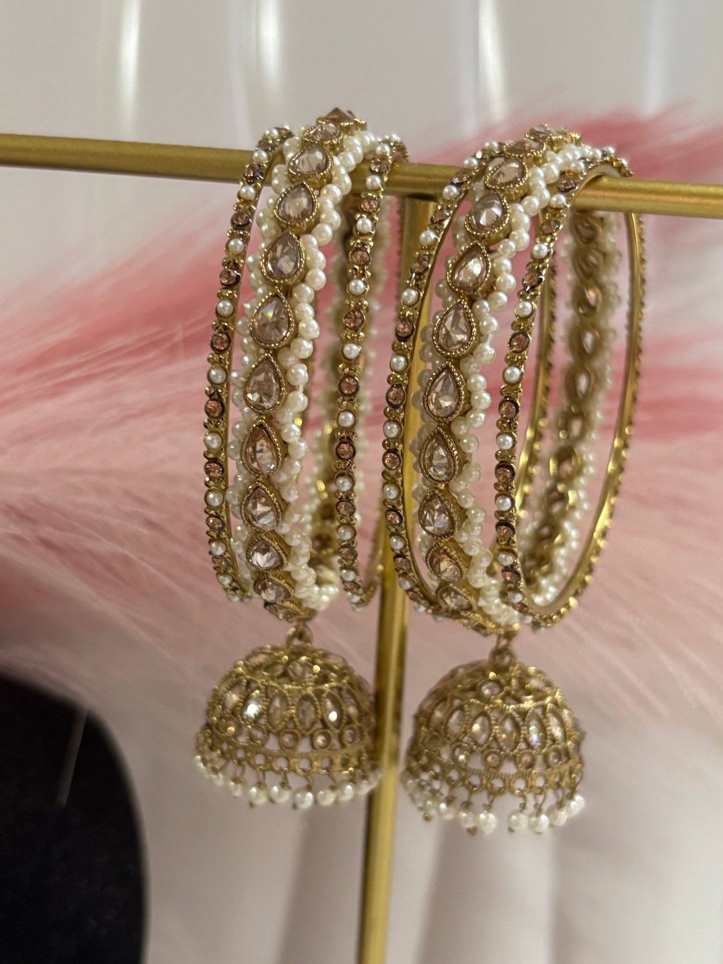 FMC238 - Polki Jhumki Bangles