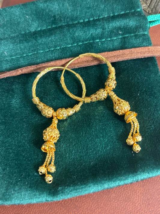 FMC9060 - Gold Plated Traditional Hoops