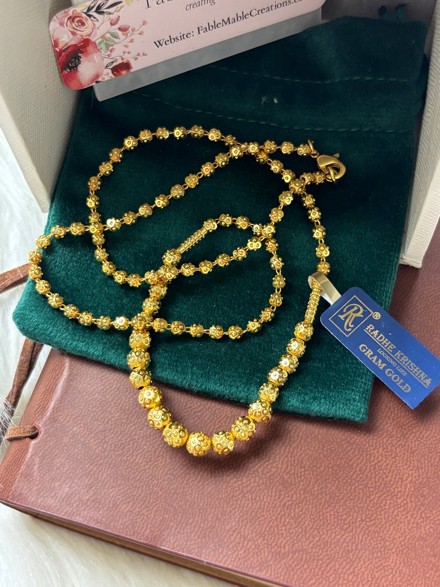 FMC2602 - Gram Gold plated Chain