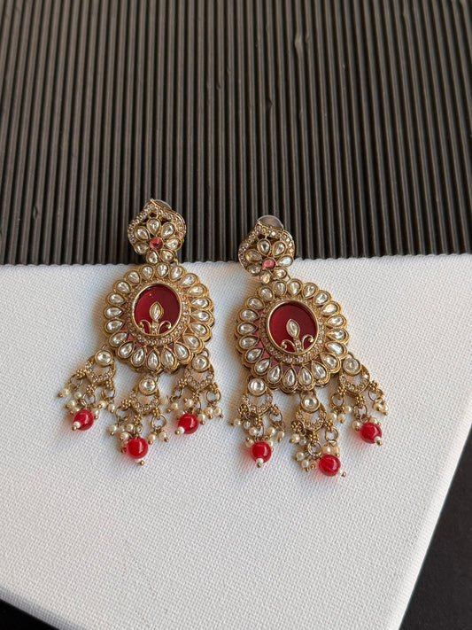 FMC433 - Kundan Earrings