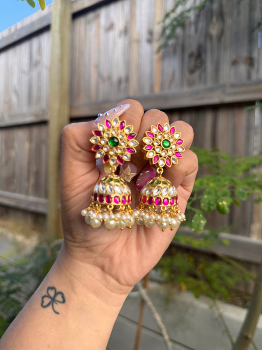 FMC1879 - Pachi Kundan Jhumki