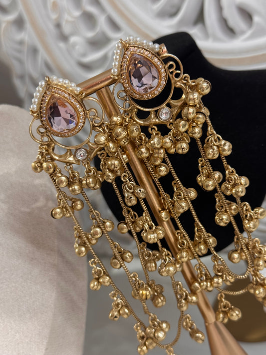 FMC979 - Brass (Kashmiri) Earrings