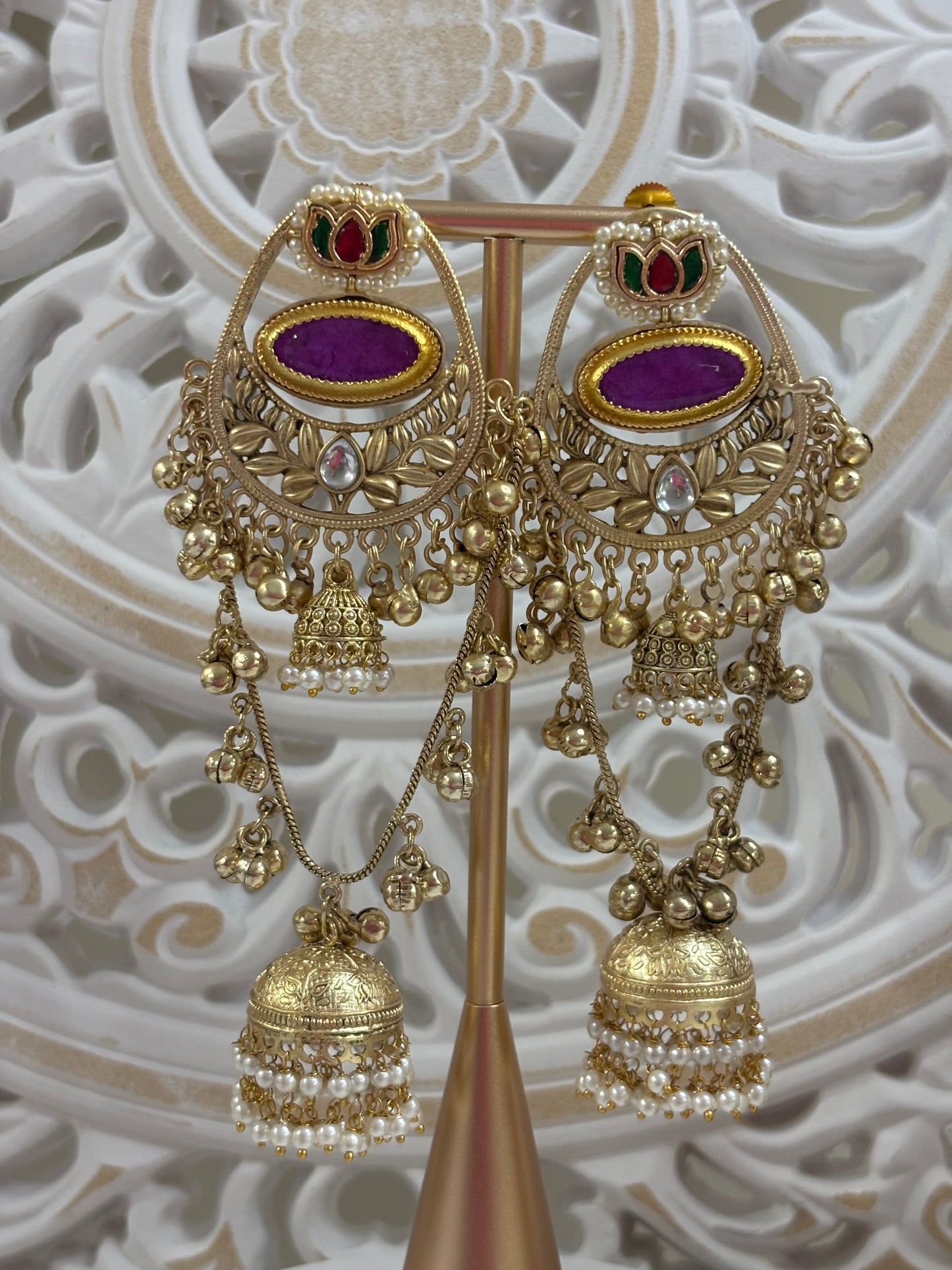 FMC1645 - Kashmiri Earrings