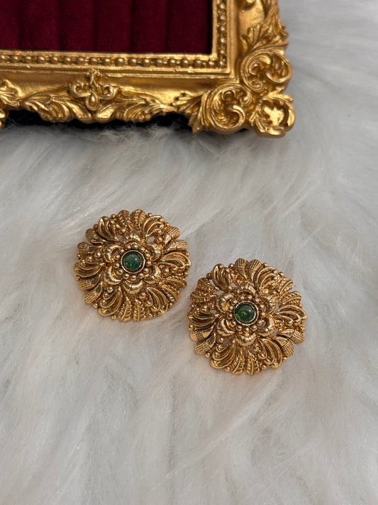 FMC1213 - 2 Gram Gold Plated Stud Earrings