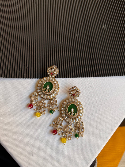 FMC433 - Kundan Earrings
