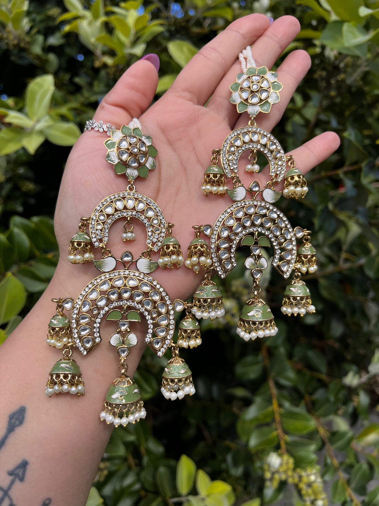 FMC245 - Kundan Earrings