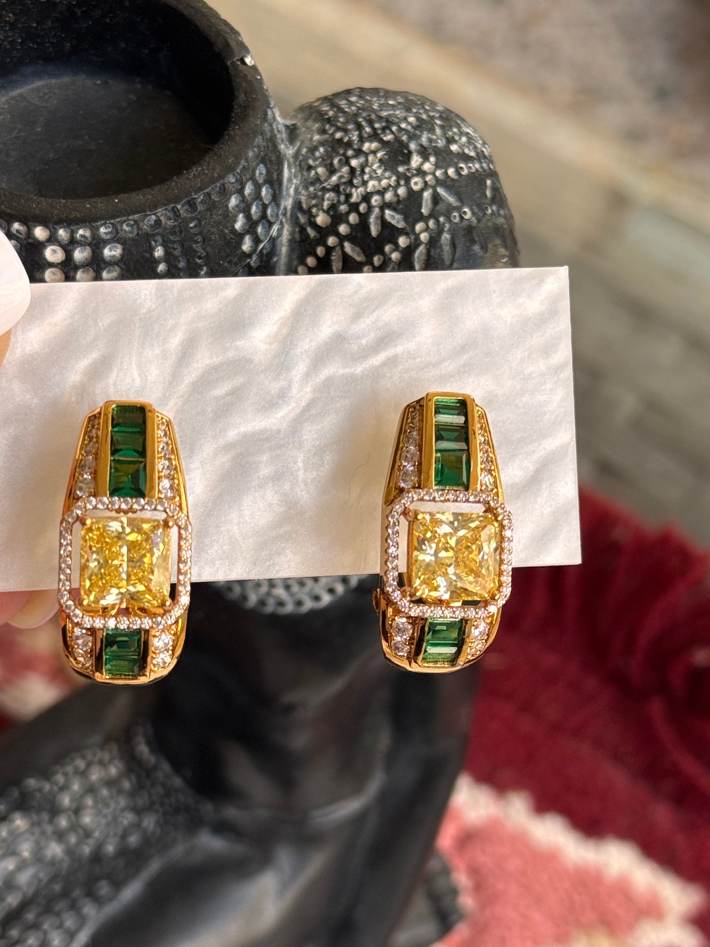 FMC1070 - 22 Carat Gold Plated Hoops