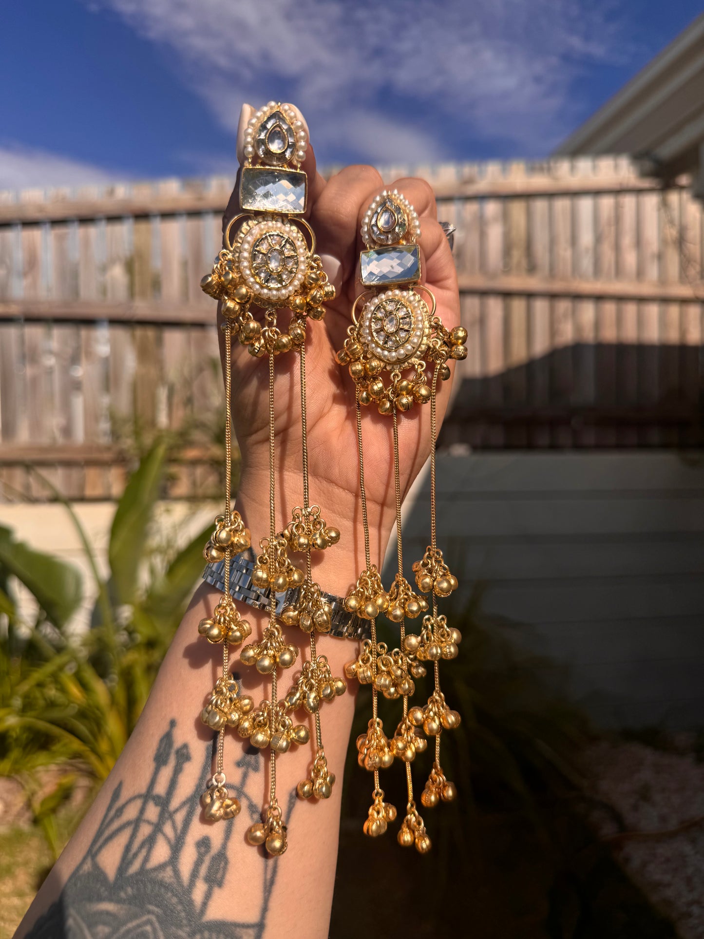 FMC1050 - Brass (Kashmiri) Earrings