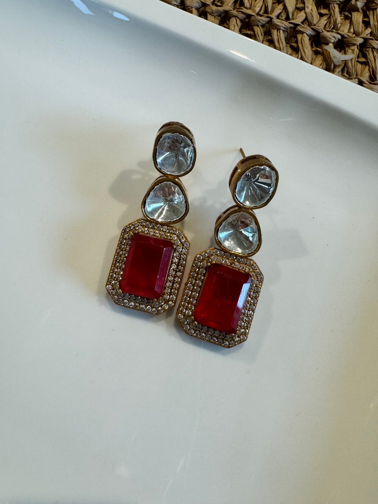 FMC2950 - Mossanite Kundan Necklace