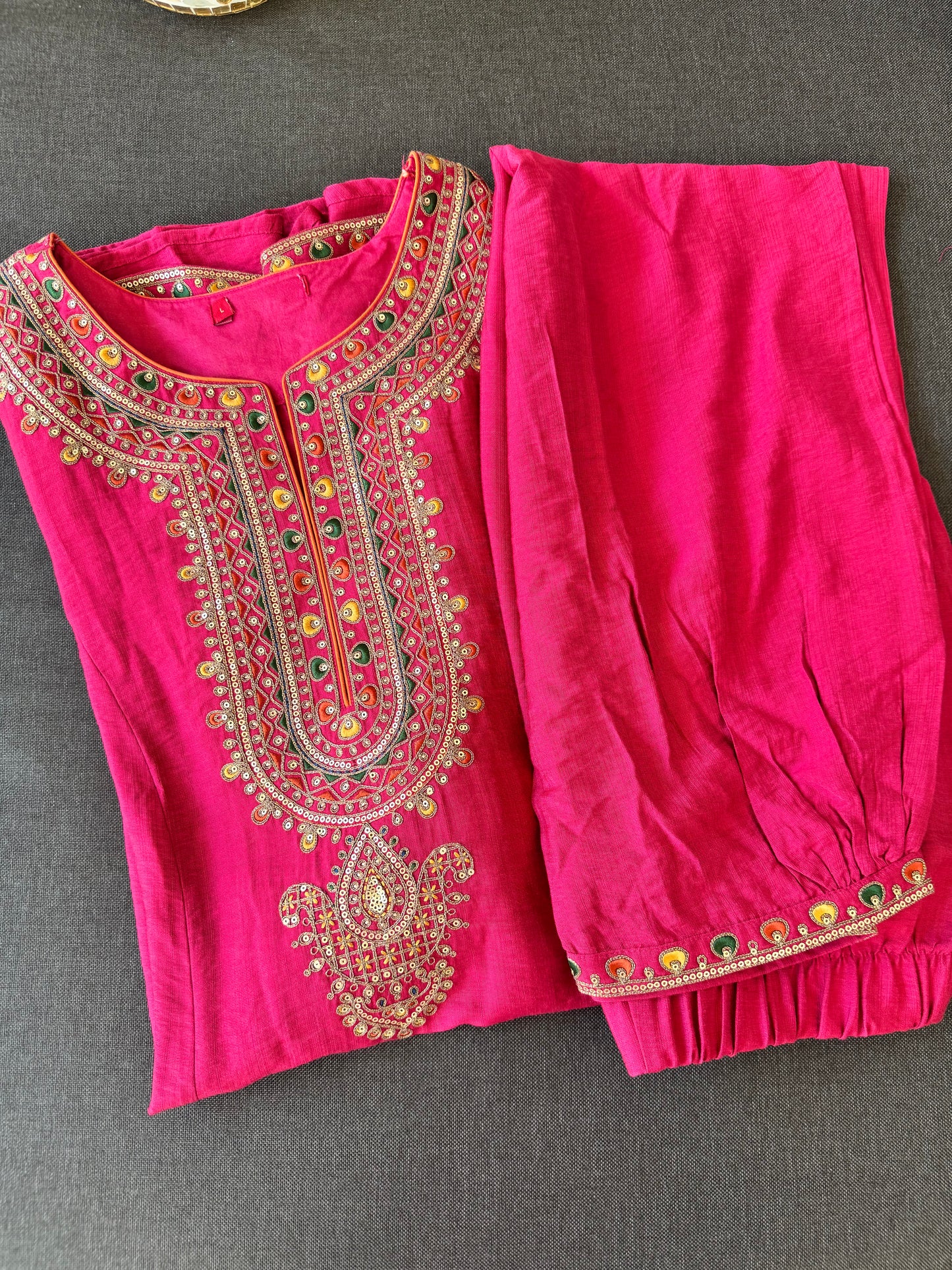 Embroidered Afgani Cord Set