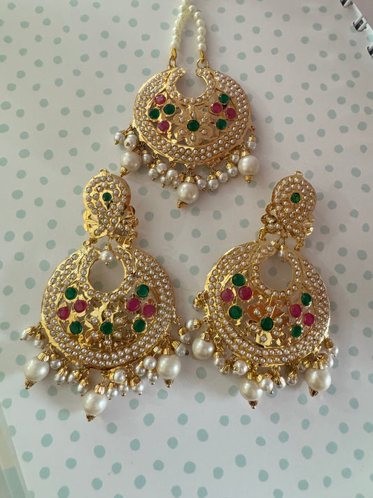 FMC1055 - Jadau Maangtikka Set