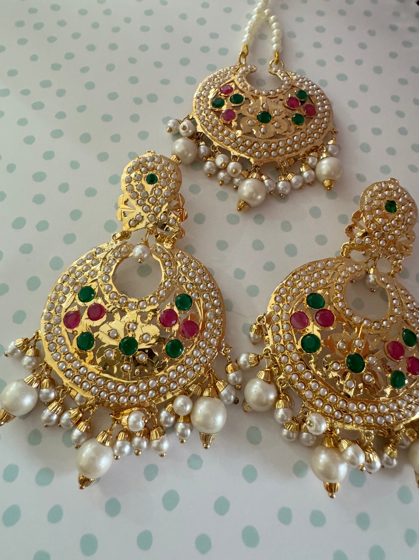 FMC1055 - Jadau Maangtikka Set