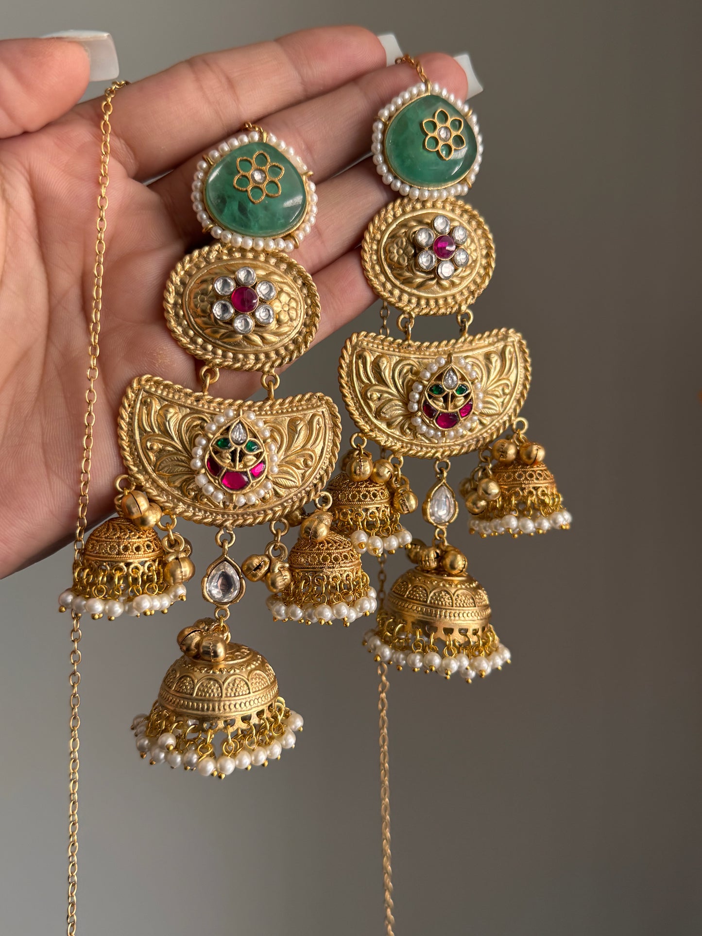 FMC2876 - Brass Earrings