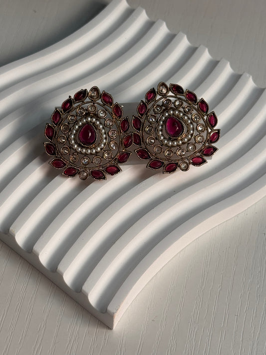 FMC198 - Polki Stud Earrings