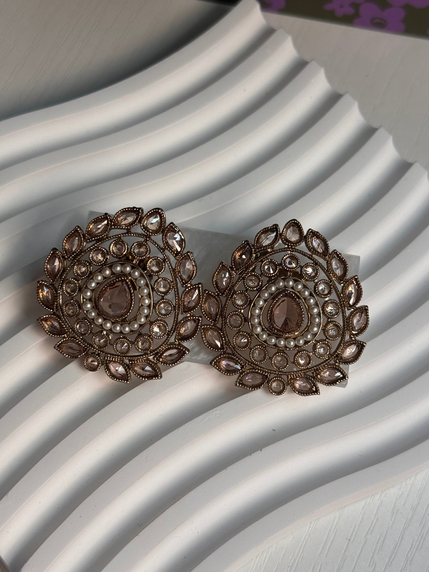 FMC198 - Polki Stud Earrings