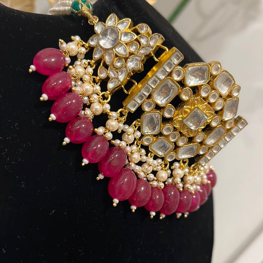 FMC081- Pachi Kundan Necklace