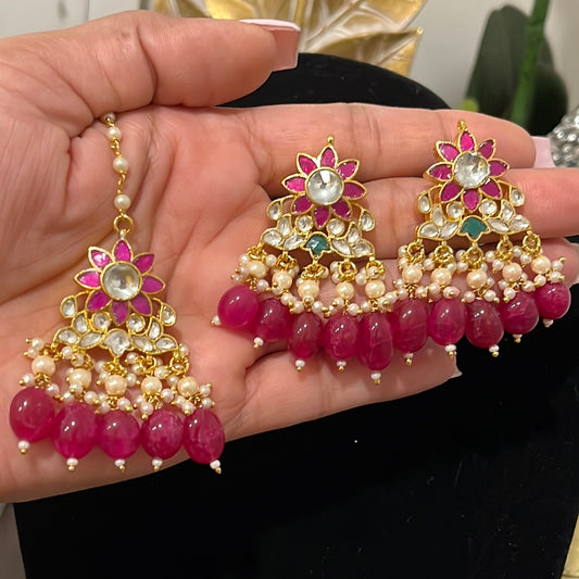 FMC081- Pachi Kundan Necklace