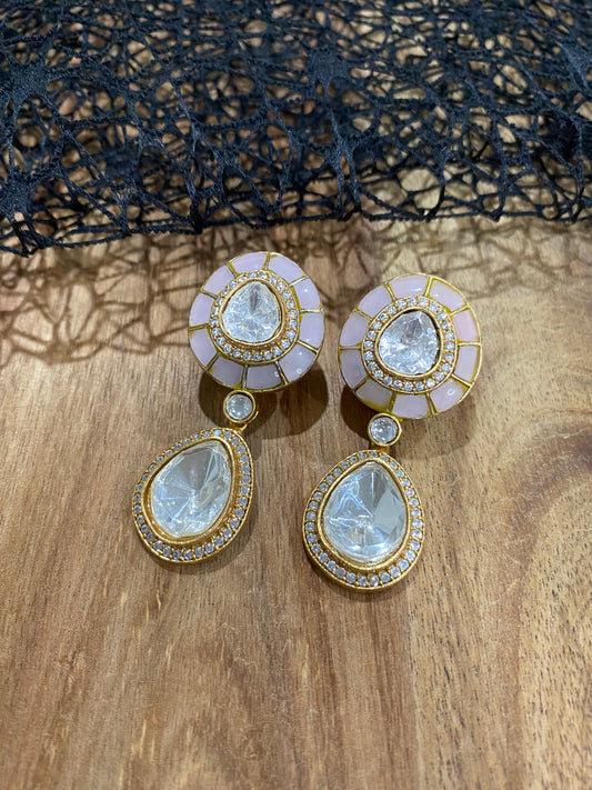 SABRINA - Pachi Kundan Earrings - $21 OFF