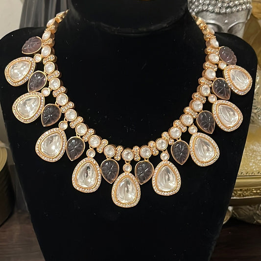 FMC114 - Pachi Kundan Necklace