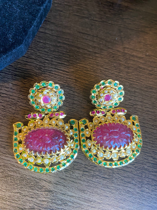 FMC1088 - Jadau Chokar with Earrings