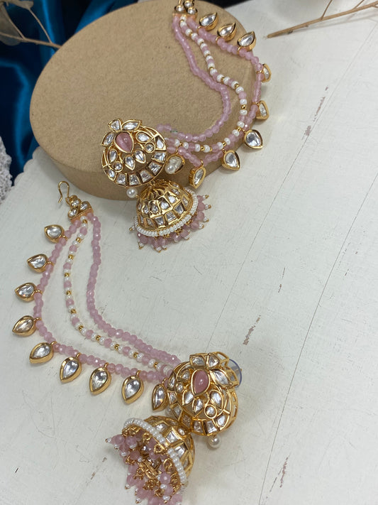 FMC143 - Uncut Kundan Earrings