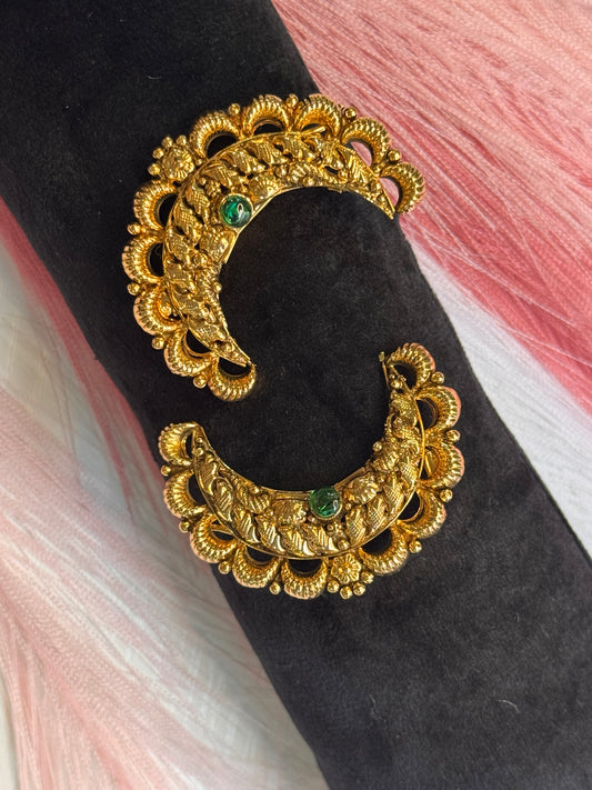 FMC865 - Antique Gold Plated Hair Clips