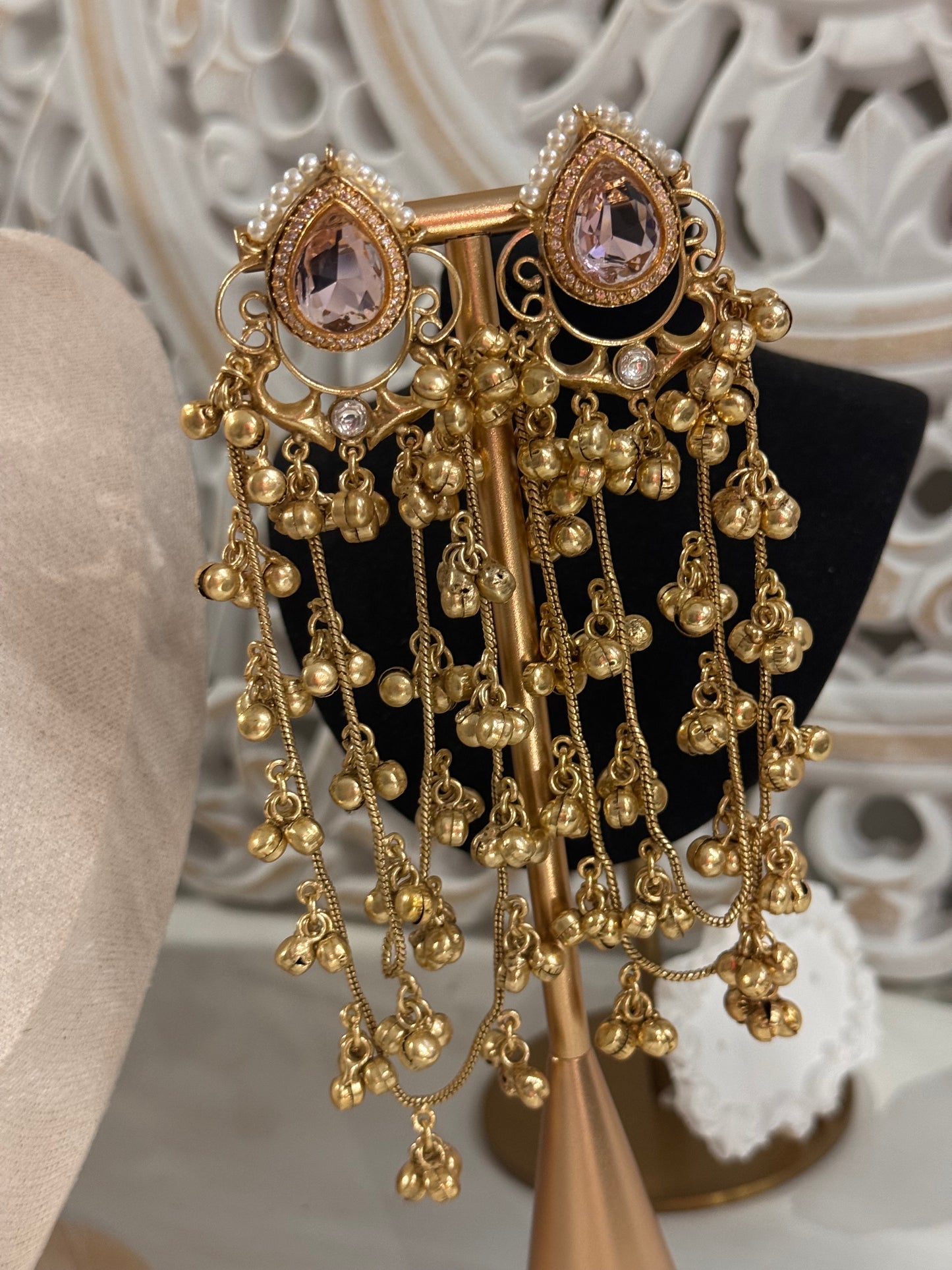 FMC979 - Brass (Kashmiri) Earrings