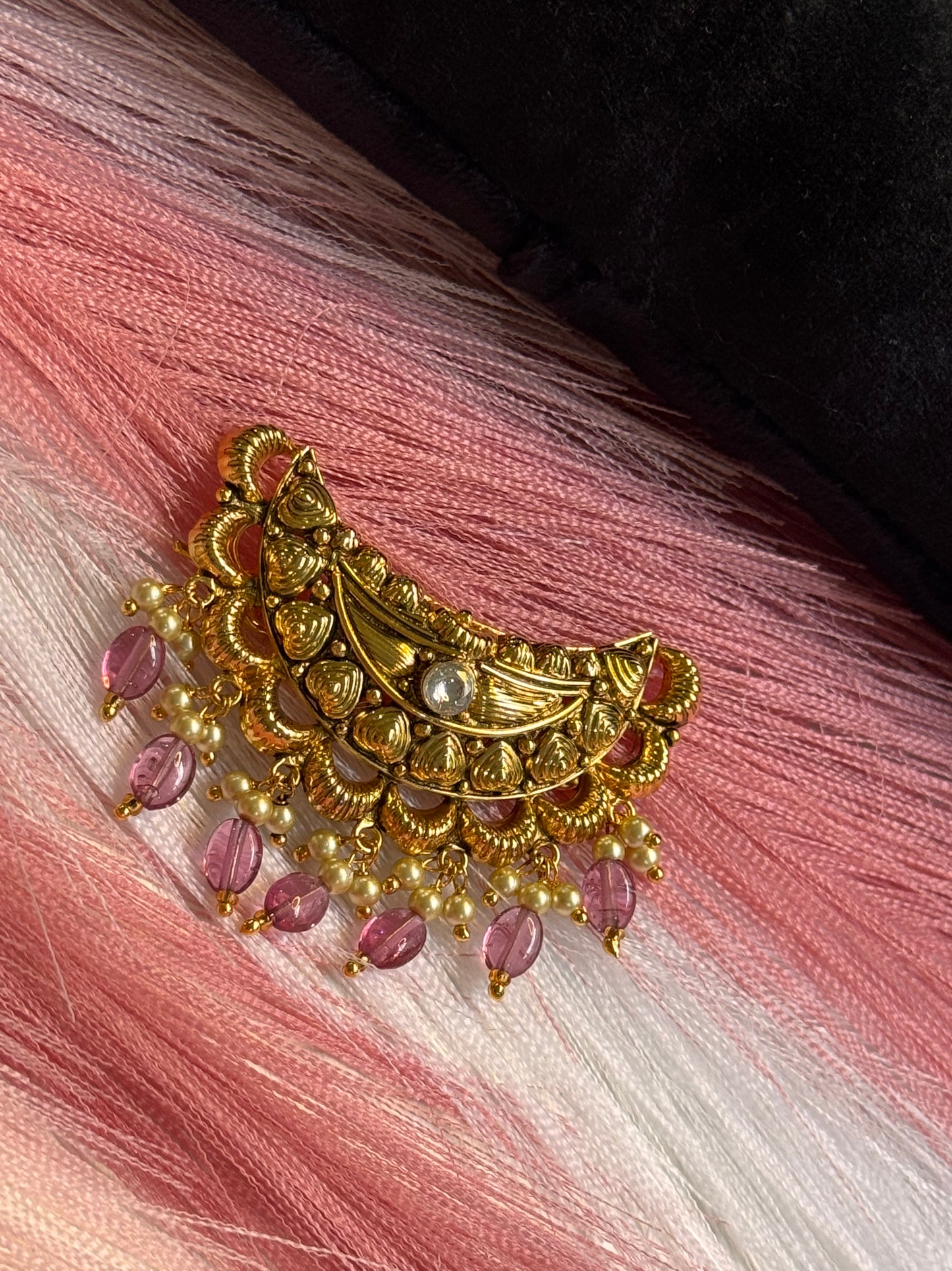 FMC1021 - Antique Gold Plated Hair Clip