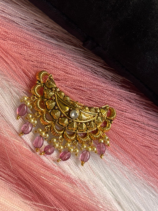 FMC1021 - Antique Gold Plated Hair Clip