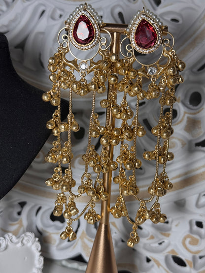 FMC979 - Brass (Kashmiri) Earrings