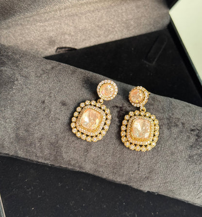 FMC2706 - Pure Mossanite Kundan Necklace