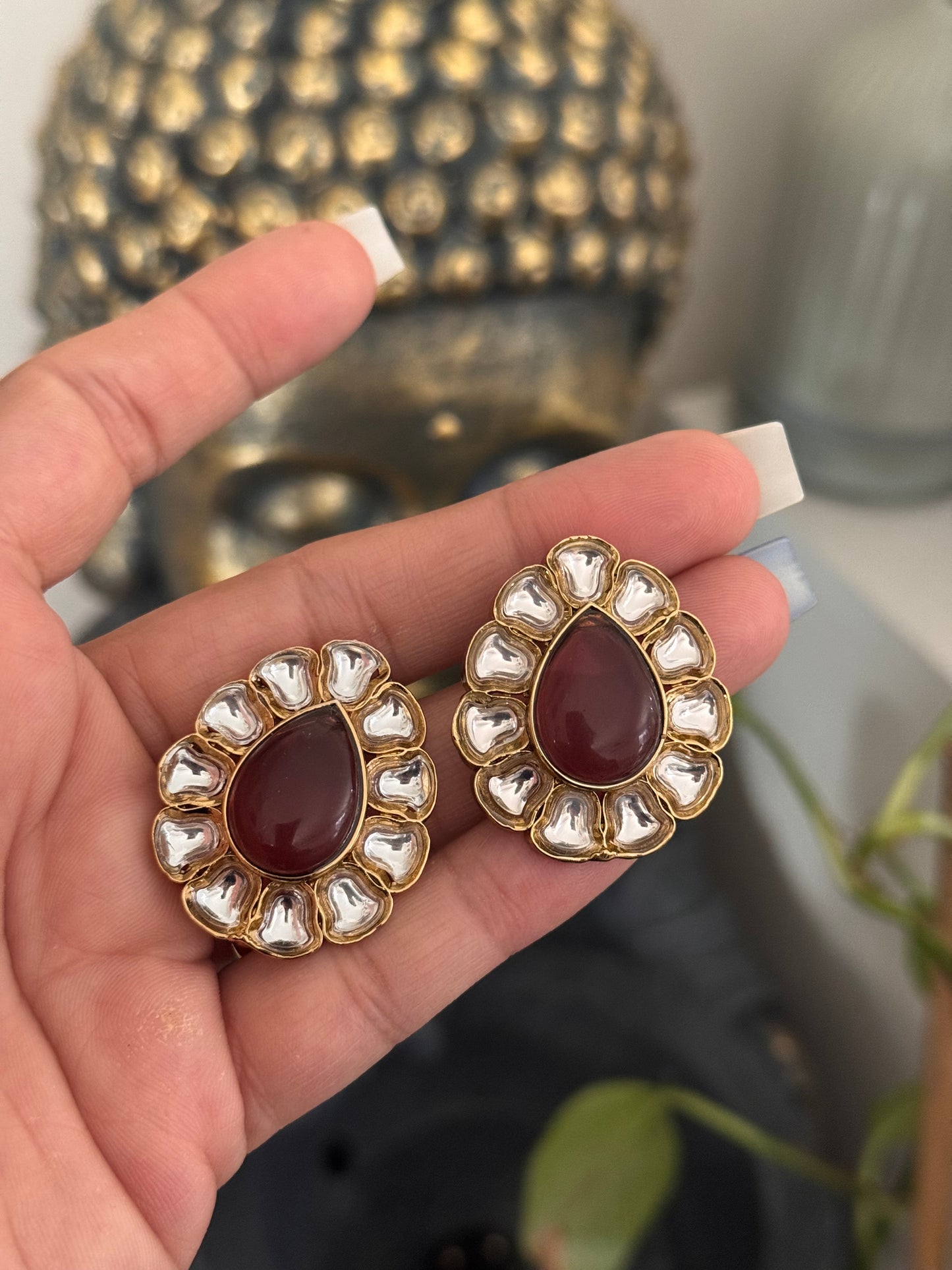 FMC151 - Kundan Stud Earrings