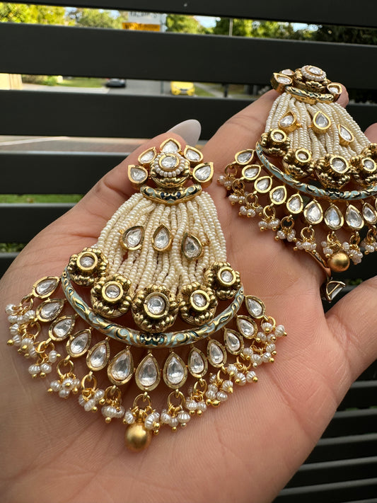 FMC2559 - Uncut Kundan Earrings