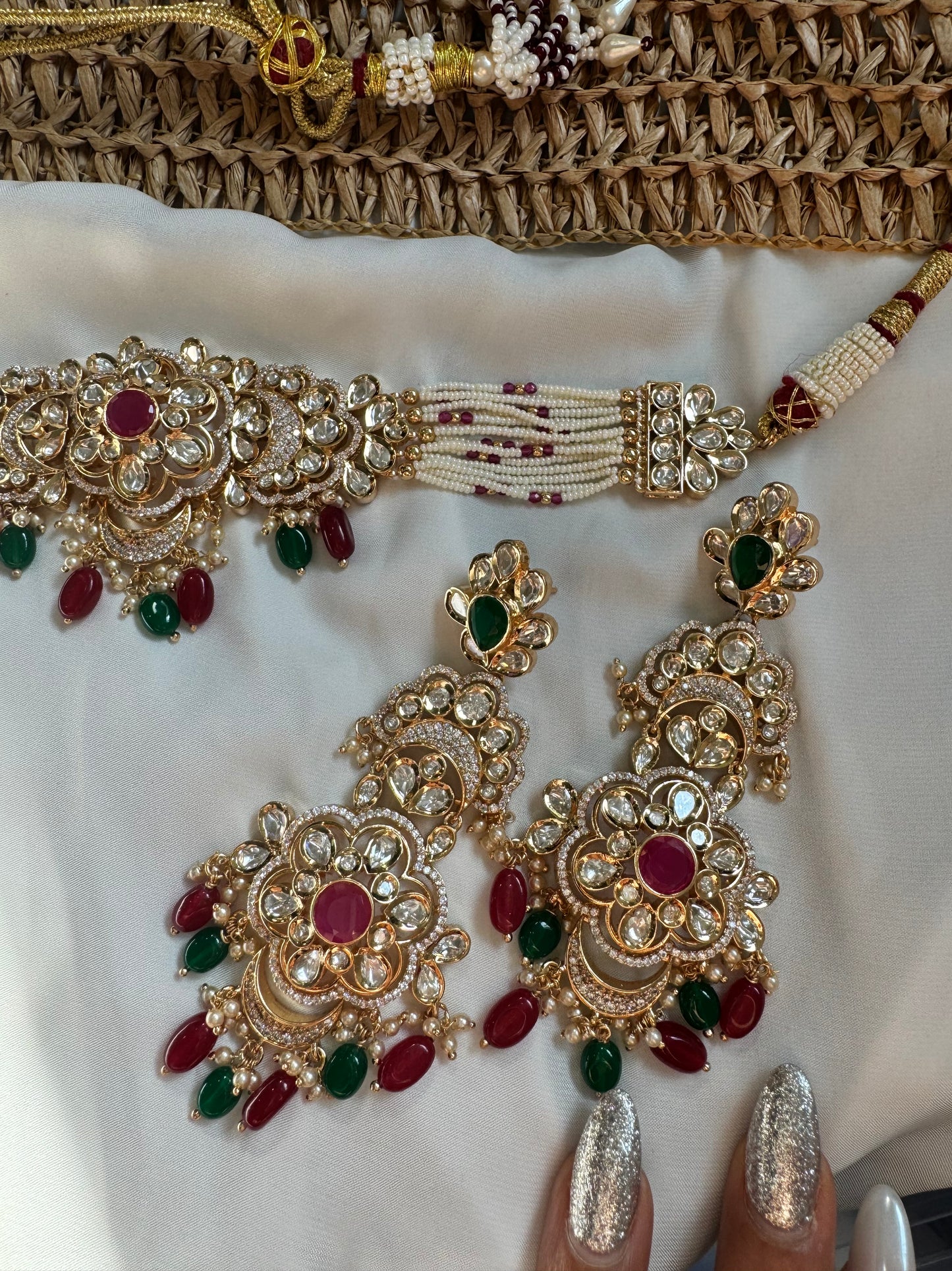 FMC4480 - Uncut Kundan Necklace