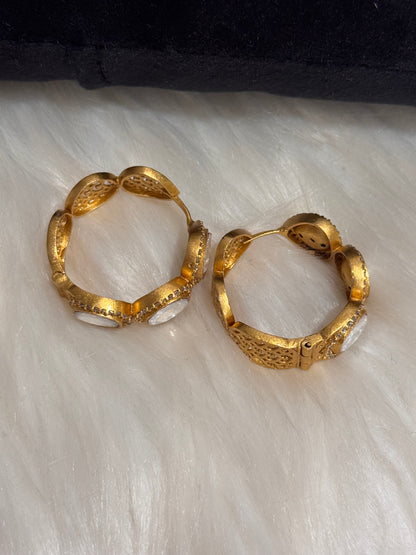 FMC817 - 22 Carat Hoop Earrings