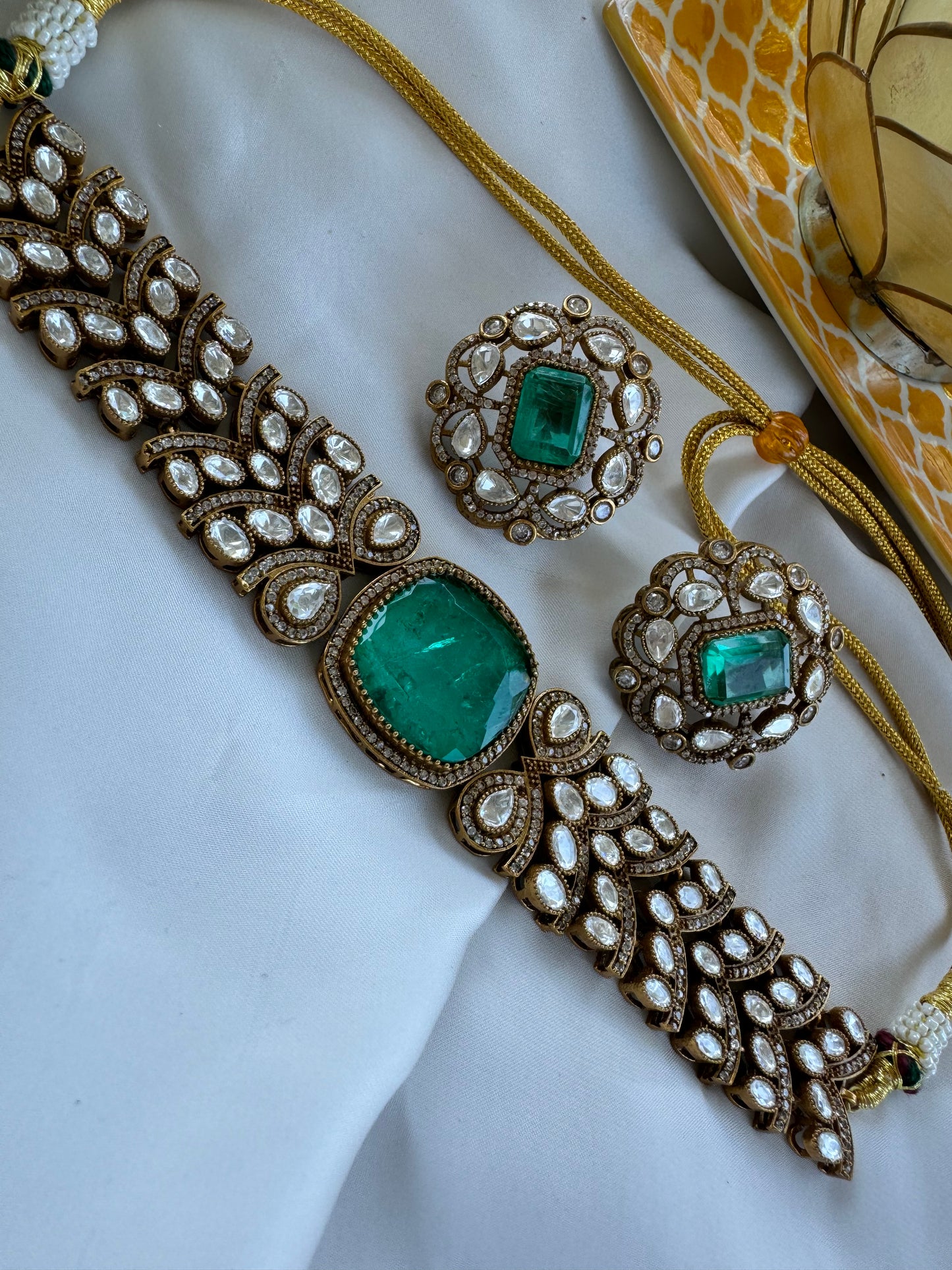 FMC2896 - Mossanite Kundan Chokar