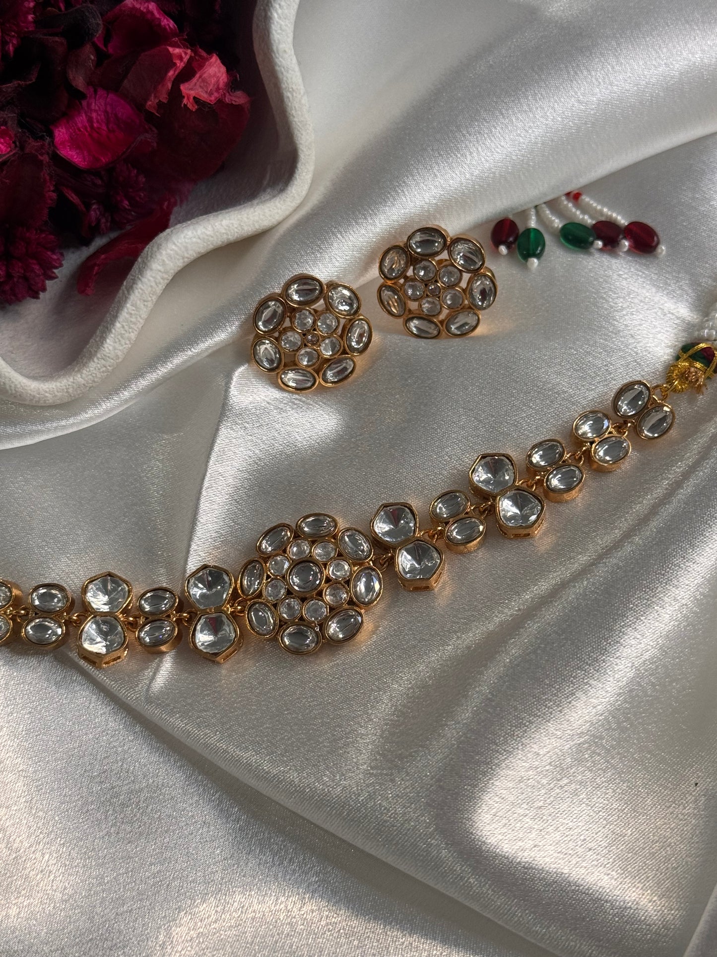 FMC1167 - Mossanite Kundan Necklace