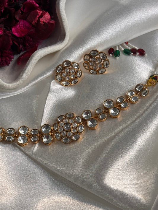 FMC1167 - Mossanite Kundan Necklace