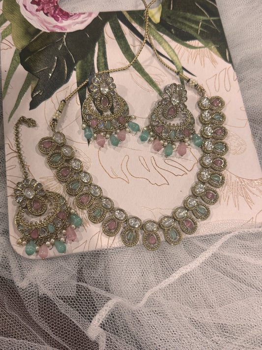 FMC256- Polki Necklace