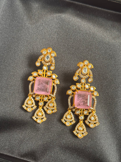 FMC789 - Mossanite Earrings