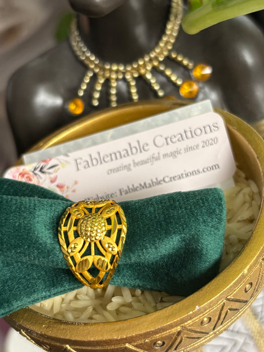 FMC1908 - Gold Plated Ring