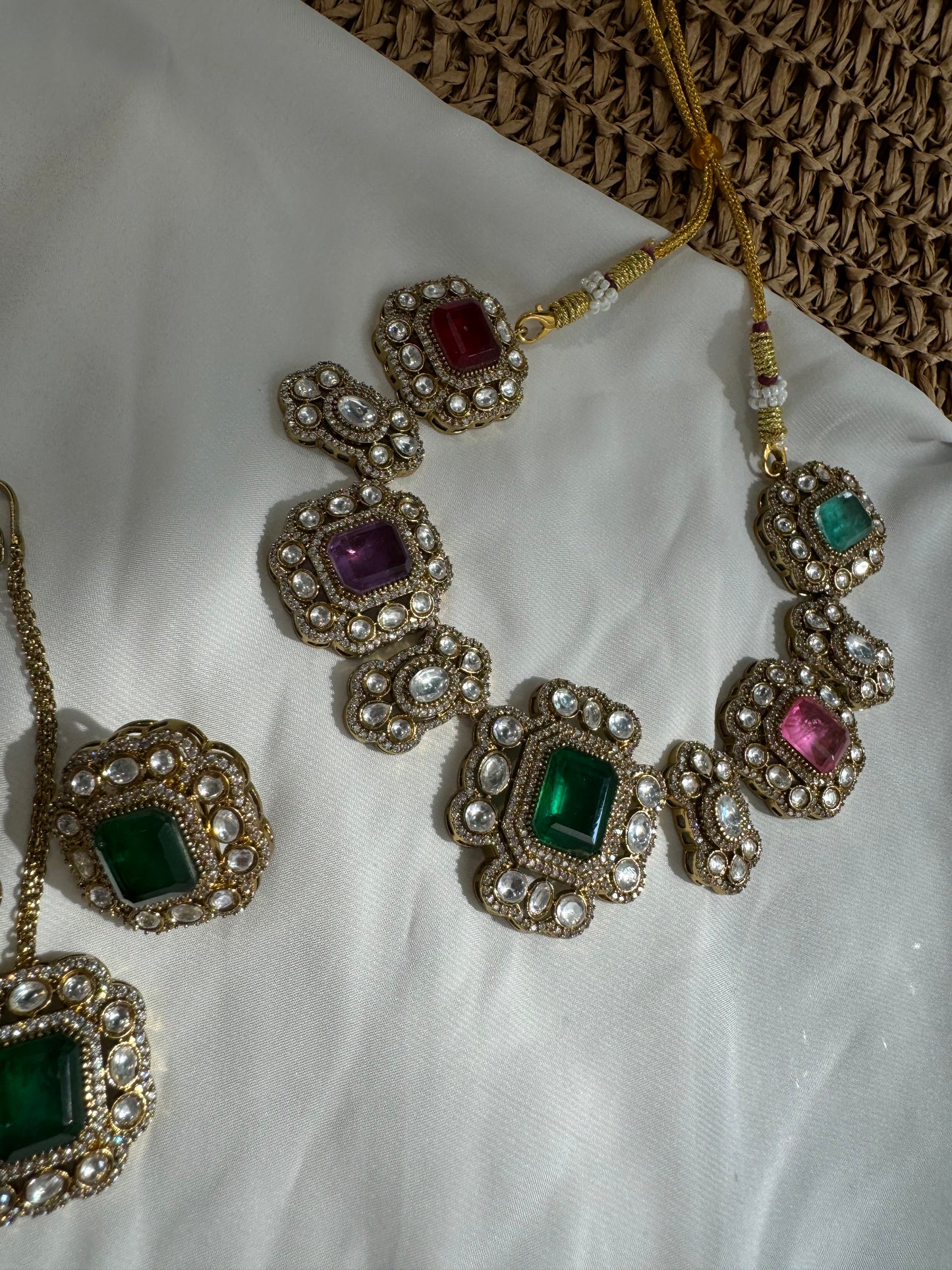 FMC3367 - Uncut Kundan Necklace