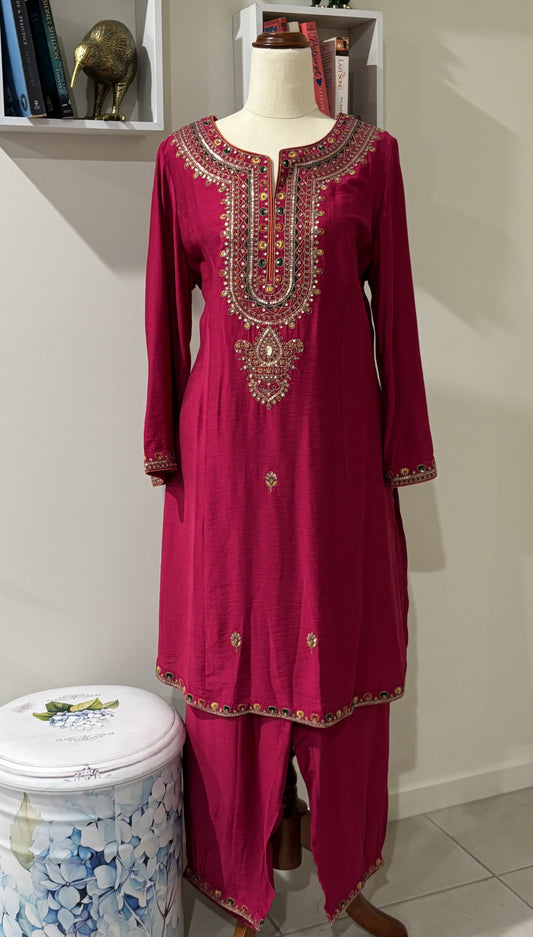 Embroidered Afgani Cord Set