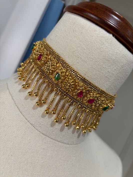 FMC4720 - 2 Gram Gold Plated Necklace Set