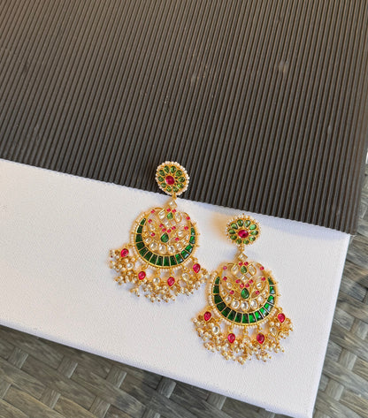 FMC2450 - Pachi Kundan Earrings